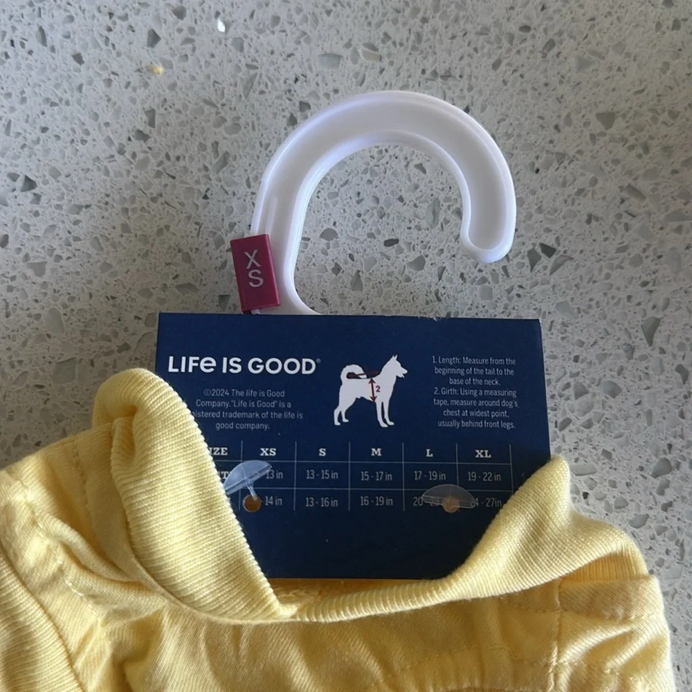 Life is Good Yellow Dog Dress